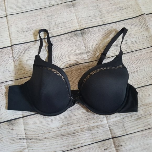 MAIDENFORM black padded underwire bra 38B - Picture 1 of 5